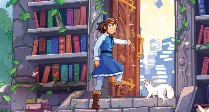 partial cover of The Magic Library of Waterfall Way